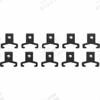 MILWAUKEE Socket Rail Clip: Black, 1 3/16 in Overall Wd, 2 in Overall Lg, Plastic (MPN 49-66-6741). Key specifications — attr1125348: Plastic; attr1125346: MILWAUKEE; attr1125347: Black.
