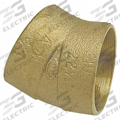 NIBCO Sweat Fitting Elbow: 1 1/2 in CTS x 1 1/2 in CTS, Cup x FTG, Drain/Vent - Drain, Waste & Vent Wrot Copper & Bronze Tube Fittings