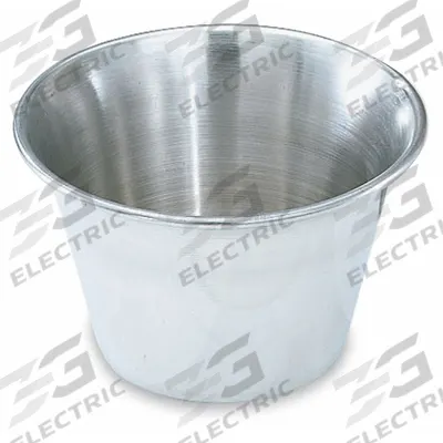 VOLLRATH Sauce Cup: 3 oz Capacity, Stainless Steel - Sauce Cups