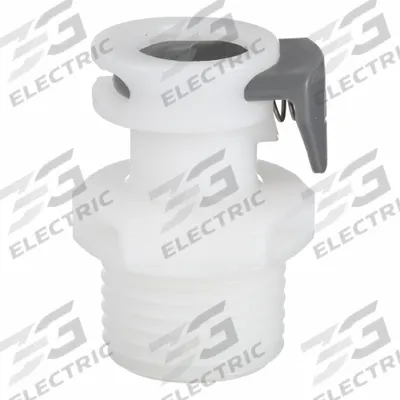 NEPHROS Quick-Connect Coupler: Plastic, 1 in Dia, 1 in Wd, 1 1/2 in Ht - Mounting Brackets, Adapters & Installation Kits for Water Filter Systems