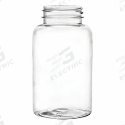 QORPAK Wide Mouth Bottle: PET, 200 mL, 6.75 fl oz, Colorless, 28-400, No Closure - PET Wide Mouth Round Lab Bottles