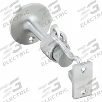 Hook-Style Door Holder: Door - Mounted, 1 in Wd, 1 3/4 in Overall Ht, Chrome (MPN 477.26D). Key specifications — Brand: ROCKWOOD; Color: Gray.