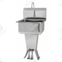 SANI-LAV Hands-Free Sink: 41 1/2 in Overall Ht, 19 in Bowl Lg, 10 in Bowl Dp, 0.5 gpm Flow Rate (MPN 521L-0.5). Key specifications — Includes Side Splash: Side Splash Not Included; Brand: SANI-LAV.