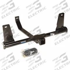 REESE Step Bumper Receiver: III, 3,500 lb Gross Trailer Wt Capacity, 525 lb Tongue Wt, Steel (MPN 75471). Key specifications — Finish: Powder Coated; Drilling Required: No; Vehicle Make: Hyundai; Vehicle Model: Santa Fe; Brand: REESE.