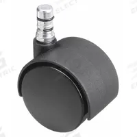 APPROVED VENDOR Stem Caster Kit: Swivel, No Brake, 2 in Wheel Dia., 1/2 in Wheel Wd, Nylon, 5 PK (MPN 64330). Key specifications — attr1111099: APPROVED VENDOR; attr1111095: Black; attr1113760: Black; attr1176855: Swivel.