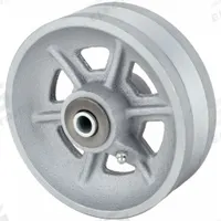 APPROVED VENDOR Track Wheel: 6 in Wheel Dia., 2 in Wheel Wd, 1,000 lb Load Capacity, Iron, Roller (MPN 400K37). Key specifications — attr1099880: Yes; attr1099886: Silver; attr1099891: APPROVED VENDOR.