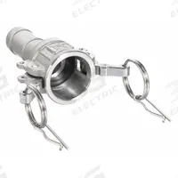 Cam and Groove Coupling: 1 1/2 in Coupling Size, 250 psi Max. Working Pressure @ 70 F, Nitrile, Male (MPN BULK-CGF-291). Key specifications — Gasket Material: Nitrile; Fitting Type: Male Hose Shank; Includes Locking Arm: No; Body Material: 304 Stainless Steel; Brand: USA INDUSTRIALS.