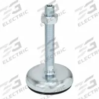 JW WINCO Male-End Leveling Mount: Swiveling Stud, 5/8"-11 Thread Size, 3.15 in, 2,473 lbf Capacity (MPN 30-80-5/8X11-100-A1-UK). Key specifications — Base Shape: Round; Load Capacity: 2,473 lbf; Thrust Pad Material: Buna-N; Includes: Nut.