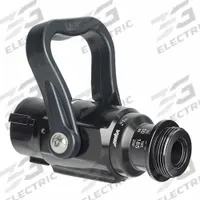 VIPER Fire Hose Nozzle: Solid Bore, I230036. Key specifications — Product Type: Nozzle; Thread Type: NST; Base Type: Swivel; Body Material: Aluminum; Activates By: Shutoff Handle; Nozzle Option: Solid Bore; Spray Pattern: Straight Stream; Brand: VIPER.