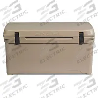 ENGEL Marine Chest Cooler: Tan, 75 Cans, 74 qt Cooler Capacity, 10 day Ice Retention (MPN ENG80-T). Key specifications — Brand: ENGEL; Drain Plug: Included; Wheels Included (FILTER): No.