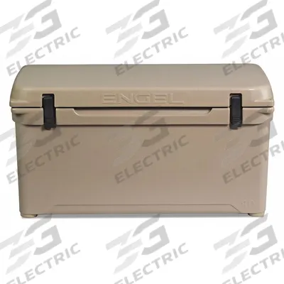 ENGEL Marine Chest Cooler: Tan, 75 Cans, 74 qt Cooler Capacity - Heavy-Duty Chest Coolers