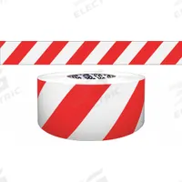 APPROVED VENDOR Barricade Tape: 200 ft Lg, 3 in Wd, No Legend Legend, Polyethylene, Red/White Color (MPN B324W18-200). Key specifications — attr981695: No Legend; attr377522: APPROVED VENDOR.