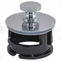 APPROVED VENDOR Drain Stopper: Plastic, Lift and Turn, 1 1/2 in Fits Drain Size (MPN 35260). Key specifications — Color: Silver; Material: Plastic.