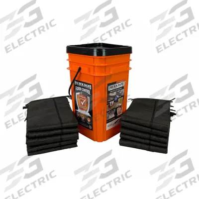 QUICK DAM Flood Barrier: Fresh Water, 3 1/2 in Overall Ht, 14 in Overall Wd - Water-Activated Flood Barrier Kits