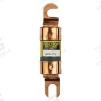 BUSSMANN Forklift Limiter Fuse: ACK Series, Bolt-On, Flat, Gen Purpose, 175 A, 72 V DC, AC Only (MPN ACK-175). Key specifications — Brand: BUSSMANN; Series: ACK.