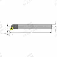 ULTRA-DEX USA Indexable Boring Bar: E06M SDQCR2 (MPN 920-000-155). Key specifications — attr257292: E06M SDQCR2.