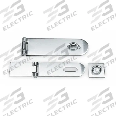 SUGATSUNE Hasp: Stainless Steel, 1 1/2 in Ht, 13/16 in Lg - Weld-On Hasps