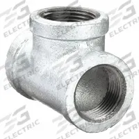 APPROVED VENDOR Metal Pipe Tee: Tee (run x run x branch), 1 1/4 in x 1 1/4 in x 1 1/4 in (MPN 5P847)