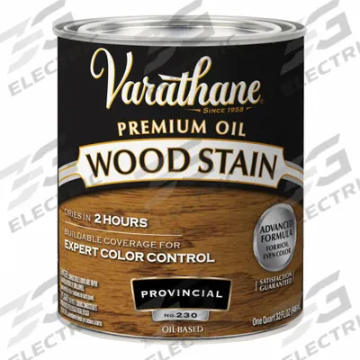 VARATHANE Wood Stain: Wood Stain, Interior, Oil, 1 qt Container Size, Wood, Satin - Wood Stains