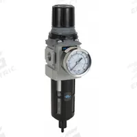 WILKERSON Filter-Regulator: B18 Series, 3/8 in NPT, 158 cfm, 5 micron, 0 psi to 125 psi, Aluminum (MPN B18-03-FKG0B). Key specifications — attr109419: WILKERSON; attr109429: Aluminum; attr109463: Yes; attr109467: Nitrile; attr109468: B18.