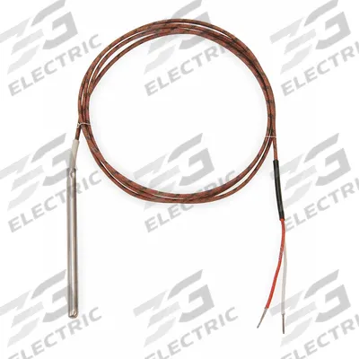 TEMPCO Thermocouple Probe: 32°F to 2,300°F /0°C to 1,260°C, Type K, 12 in Probe Lg - Thermocouples for Gas Applications
