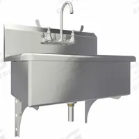 SANI-LAV Scrub Sink: 1 Stations, 10 1/2 in Bowl Dp, 28 in Bowl Lg, 16 1/2 in Bowl Wd, 2 Faucet Holes (MPN 532F). Key specifications — Includes Side Splash: Side Splash Not Included; Series: Scrub Sinks; Brand: SANI-LAV.