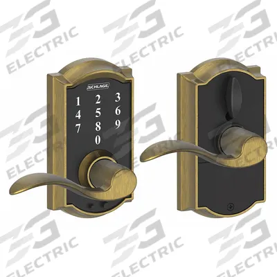 SCHLAGE RESIDENTIAL Electronic Keyless Lock: Touch Screen Keypad - Electronic Keyless Access Locksets