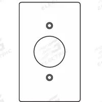 HUBBELL KILLARK Weatherproof Cover: Copper-Free Aluminum, FD/FS, Round Receptacles, 1 Gangs, 3R (MPN 1FRC). Key specifications — Brand: HUBBELL KILLARK; Color: Gray; Compatible with Product Type: Round Receptacles; Compatible with Series: FS; Mounting Orientation: Horizontal or Vertical.