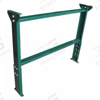 APPROVED VENDOR Conveyor Support Stand: For 21 in Between Frame Wd, 16 1/2 in Min. Ht, Steel (MPN 2WJK9). Key specifications — Stand Material: Steel; Color: Green; Brand: APPROVED VENDOR.