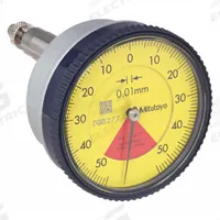 MITUTOYO Back Plunger Dial Indicator: 0 mm to 1 mm, Metric, Back Plunger, 0.014 mm Accuracy (MPN 1960A). Key specifications — attr1184168: 1960A; attr1184178: 50-0-50; attr1184223: MITUTOYO; attr1200883: Back Plunger Dial Indicator; attr1184173: AGD 1; attr1184177: 0.014 mm; attr1184208: Certificate of Inspection.