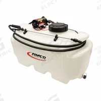 FIMCO Cordless Vehicle Mounted Sprayer: Tailgate, 25 gal Tank Capacity, ATV (MPN BR-25-SP-EC). Key specifications — Brand: FIMCO.
