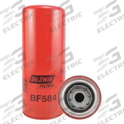 BALDWIN FILTERS Fuel Filter: Spin-On, 4 1/4 in Outside Dia, 1"-14 Thread Size, Cellulose - Spin-On Fuel Filters