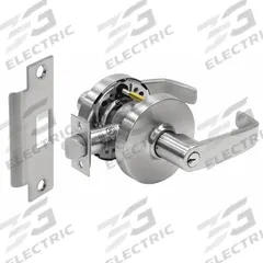SARGENT Door Lockset: Storeroom Lever Locksets, Chrome, ADA Compliant (MPN 28-10XG04 LL 26D). Key specifications — Ligature Resistance: Not Ligature-Resistant; Brand: SARGENT; Lockset Function ANSI Code: F86; Visual Indicator Message: No Message; Lockset Style: 10X Line; ADA Compliant: Yes; Finish: Satin Chromium-Plated : Cast Zinc.