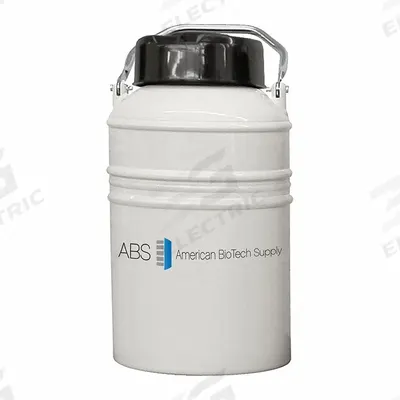 AMERICAN BIOTECH SUPPLY Cryogenic Canister: 8 L Capacity, 20 3/8 in Overall Dia, Aluminum - Cryogenic Storage Cannisters