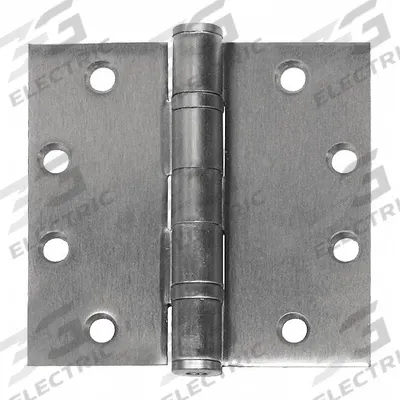 STANLEY SECURITY Electrified Hinge: Steel, 4 1/2 in Leaf Ht - Electrified Butt Hinges