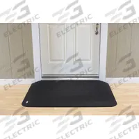 EZ EDGE Door Ramp: 46 in Lg, ADA Compliant, Black, Rubber (MPN MRAEZ2150). Key specifications — Brand: EZ EDGE.