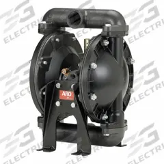 ARO Diaphragm Pump: Aluminum Body, 1 in, NPT Connection, 35 gpm, 270 ft Max. Head, Buna-N Diaphragm (MPN 666100-322-C). Key specifications — Brand: ARO; Seat Material: PP; Check Valve Material: Buna-N.
