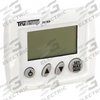 TAYLOR Digital Thermometer: Internal Food Temp Test, LCD, 4 in Overall Lg, Metal Detectable (MPN 3518N). Key specifications — Accuracy: ±5 °F; Brand: TAYLOR; Case Material: Plastic; Display Type: LCD; Features: Alarm; Lens Material: Plastic; NSF Certified: Yes; Thermometer Type: Stem Thermometer.
