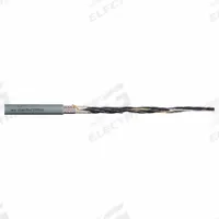 CHAINFLEX Control Cable: 16 AWG, 18 Conductors, Order by the Foot, PUR Jacket, 1,000 V (MPN CF78-UL-15-18). Key specifications — Conductor Material: Copper; Conductor Configuration: Single; Minimum Bend Radius Factor - Fixed: 4 x OD; Minimum Bend Radius Factor - Flexible: 5 x OD; Includes Ground: Yes; Minimum Bend Radius Factor - E-Chain: 6.8 x OD; Resistance Properties: Oil and Grease Resistant; Standards: CTP C-DE.PB49.B.00449.
