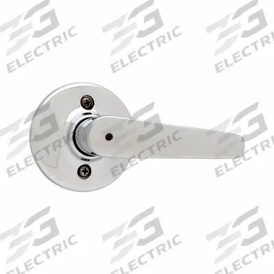 KWIKSET Door Lever Lockset: Privacy Lever Locksets, Chrome