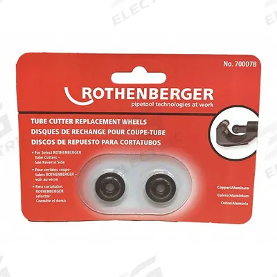 ROTHENBERGER Replacement Cutter Wheel: Cuts Aluminum/Copper - Wheels for Pipe, Tubing & Conduit Cutters