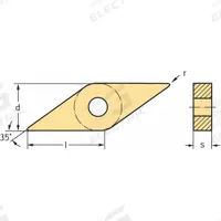 WALTER Diamond Turning Insert: VNMG333-MK5 WKK20S, VNMG160412-MK5 WKK20S (MPN 6152369). Key specifications — attr257732: VNMG333-MK5 WKK20S; attr257733: VNMG160412-MK5 WKK20S.