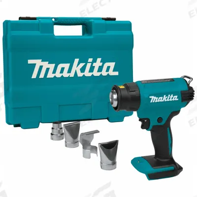 MAKITA Heat Gun,Cordless,LithiumIon,18V: 18V DC, Brushless Motor, Trigger Lock - Makita Cordless Heat Guns