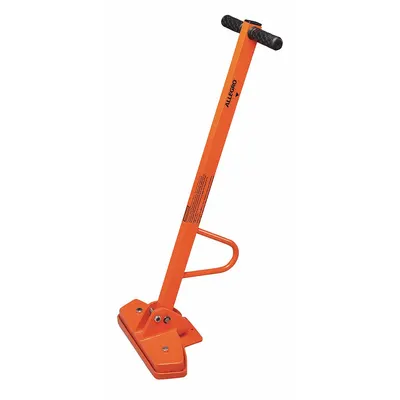ALLEGRO Manhole Cover Lid Lifter: 13 in x 8 in x 34 in, Aluminum/Neodymium, 150 lb Capacity - Magnetic Lid Lifters