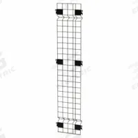HUSKY RACK & WIRE Welded Wire Panel: 4 ft H x 1 ft W x 1 1/2 in D, Black, Powder-Coated (MPN V0104). Key specifications — attr1283297: Powder-Coated; attr1283316: Steel; attr1283313: Yes; attr1283333: HUSKY RACK & WIRE.