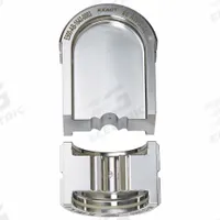MILWAUKEE Upper and Lower Crimping Die: 6 AWG, U Style Dies, For Use With 2779-22, 2 Sizes (MPN 49-12-U006). Key specifications — attr511073: U Style Dies; attr511072: Electrical Wire and Cable Crimping; attr473934: MILWAUKEE; attr511065: M18™ FORCE LOGIC™; attr511069: Gray; attr542116: 6 AWG; attr511067: 2779-22.