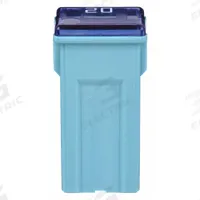 BUSSMANN Automotive Fuse: FMX Series, Blue, Female, Cartridge, Time-Delay, 20 A, 12 V DC, FMX | JCAS (MPN FMX-20). Key specifications — Series: FMX; Brand: BUSSMANN; Equivalent Fuse Series: FMX & JCAS.