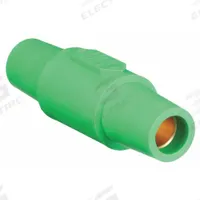 Gender Reversing Connector: Female-Female, Green, 600V AC/600V DC, 400 A, 16 Series (MPN HBLDFGN). Key specifications — Brand: HUBBELL.