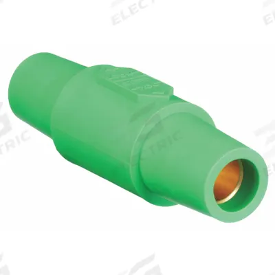 HUBBELL Gender Reversing Connector: Female-Female, Green, 600V AC/600V DC, 400 A - Male-to-Female Reversing Adapters