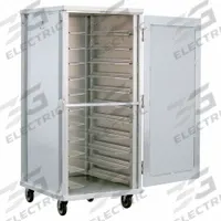 NEW AGE INDUSTRIAL Universal Adjustable Angle Cabinet: 11 Slots, 1 1/2 in Betw Shelves, 27 5/8 in Wd (MPN 97746). Key specifications — Brand: NEW AGE INDUSTRIAL; Material: Aluminum; Nesting: No; Pan Size: 18 x 26 in; Product Type: Universal Adjustable Angle Cabinet; NSF Certified: Yes; Includes Top: No; Manufacturer Part Number: 97746.
